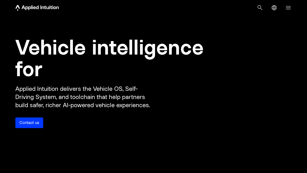 Applied Intuition screenshot