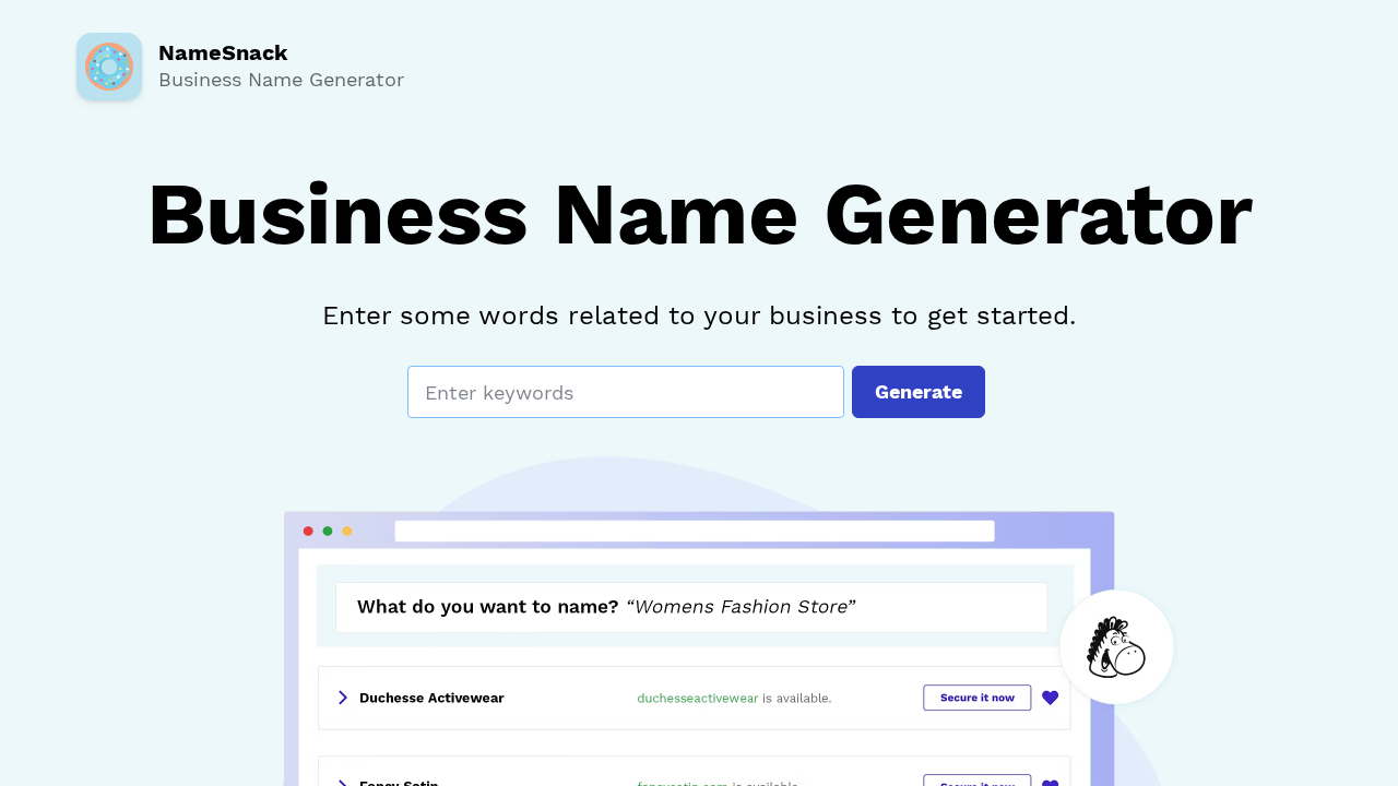NameSnack screenshot
