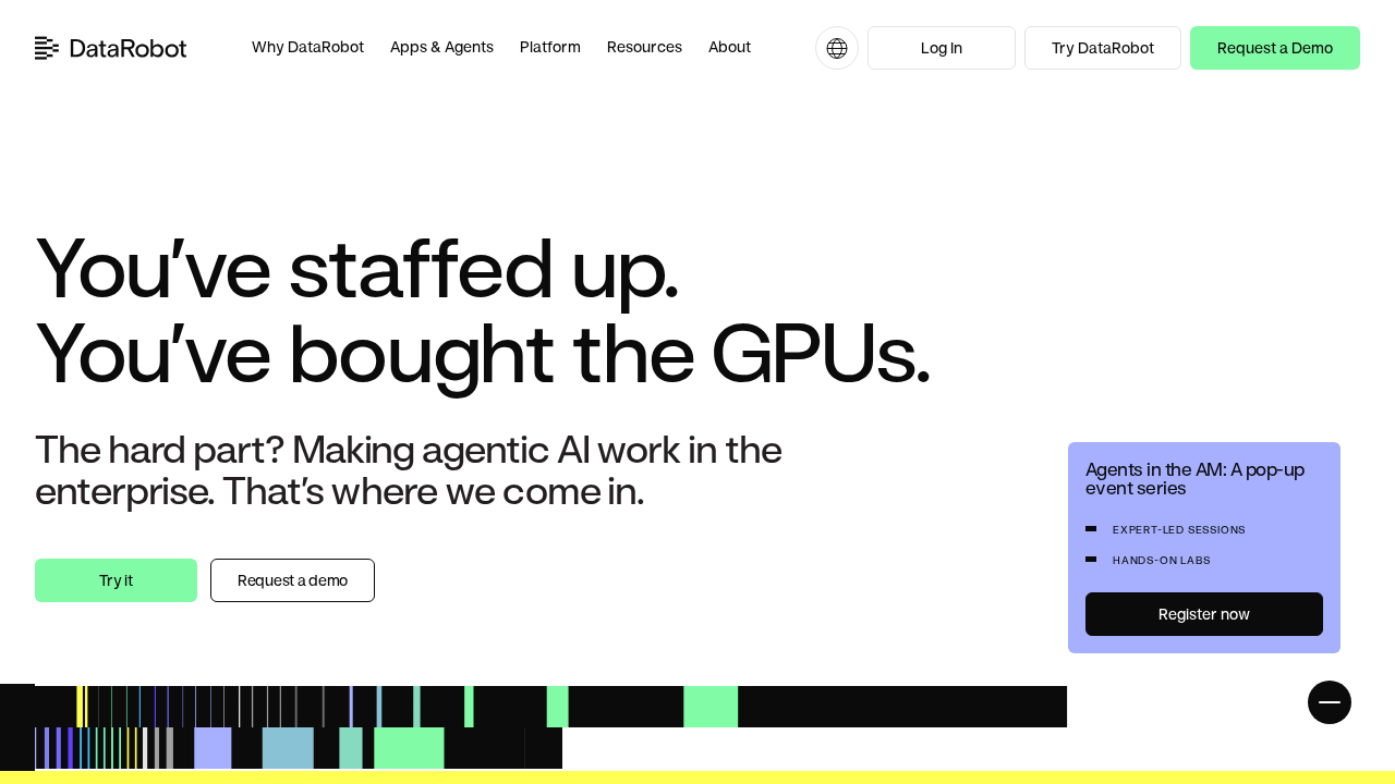 DataRobot screenshot