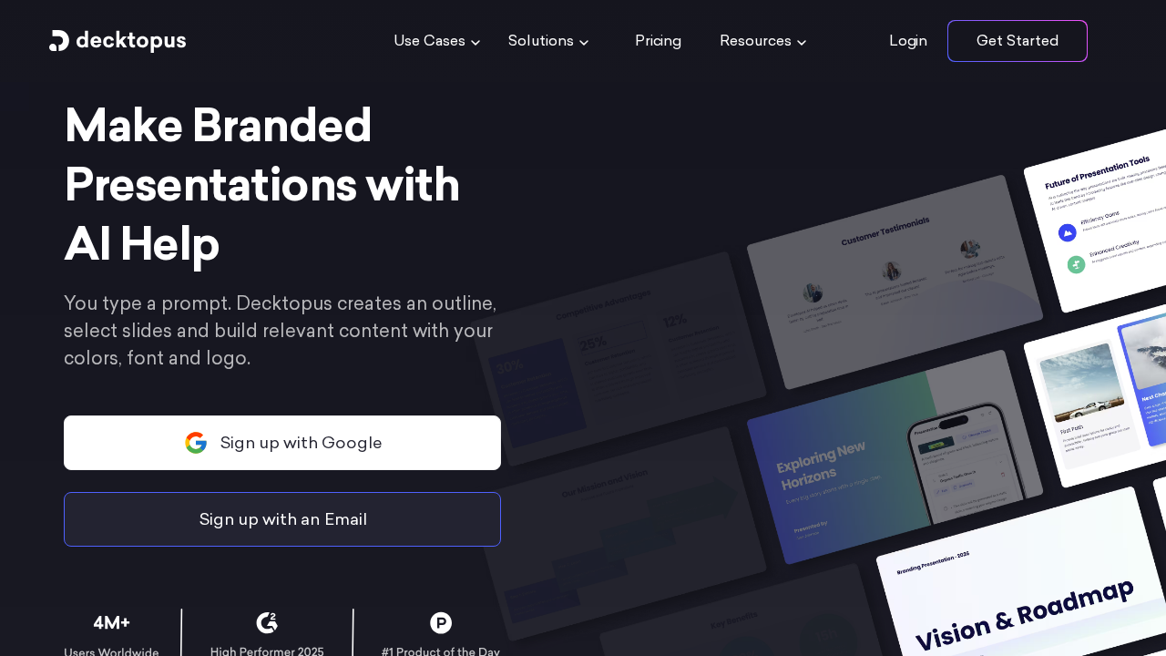Decktopus.ai screenshot