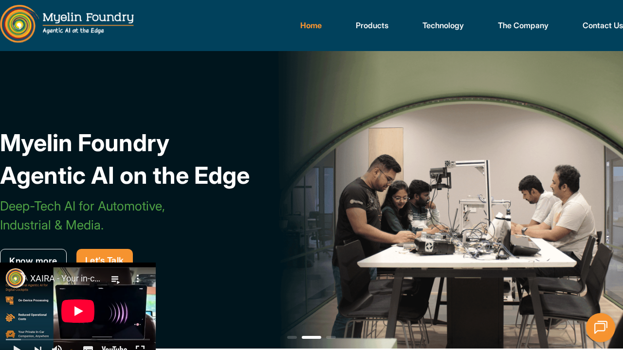 Myelin Foundry screenshot