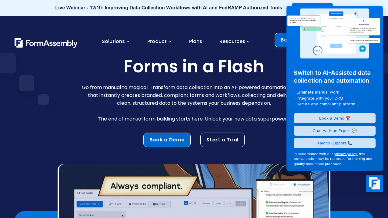 FormAssembly screenshot