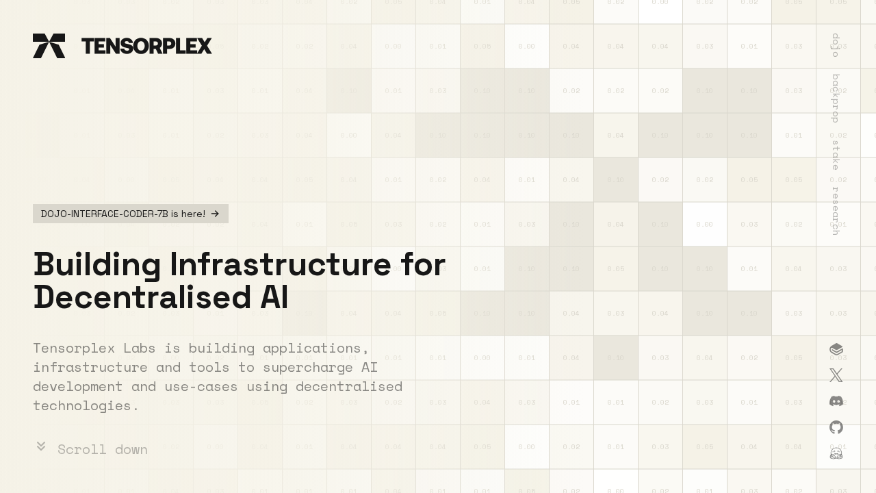 Tensorplex screenshot