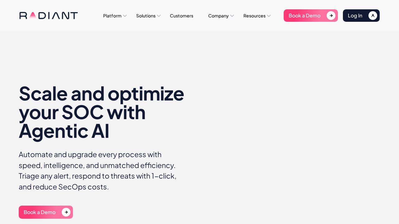 Radiant Security screenshot