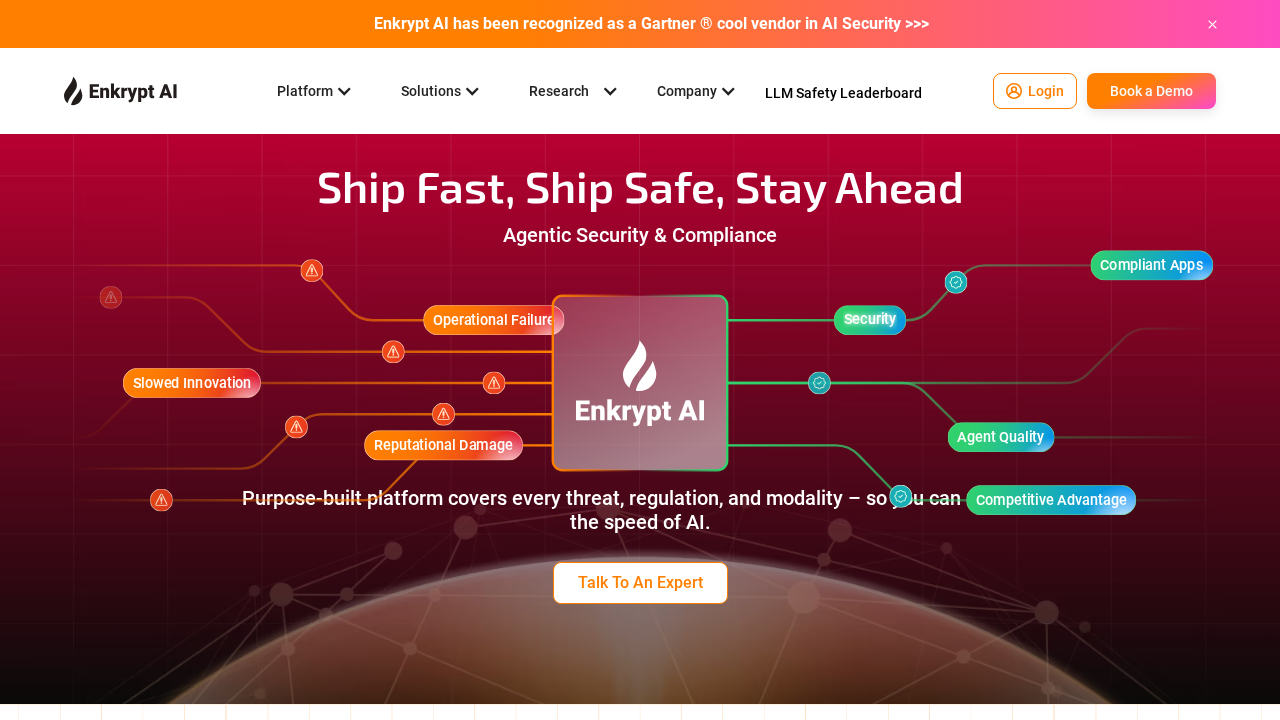 Enkrypt AI screenshot