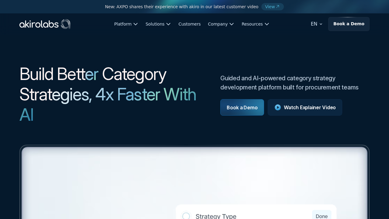 Akirolabs screenshot