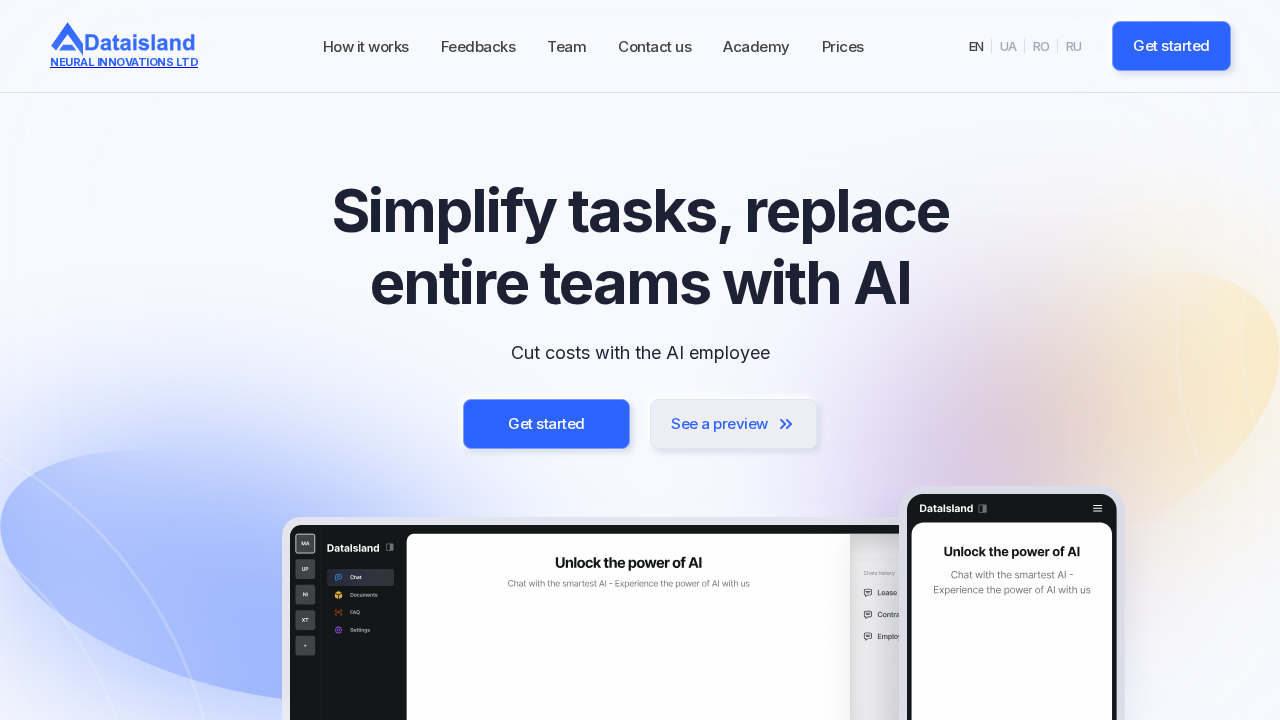 Dataisland screenshot