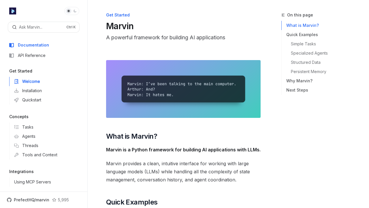 askmarvin.ai screenshot
