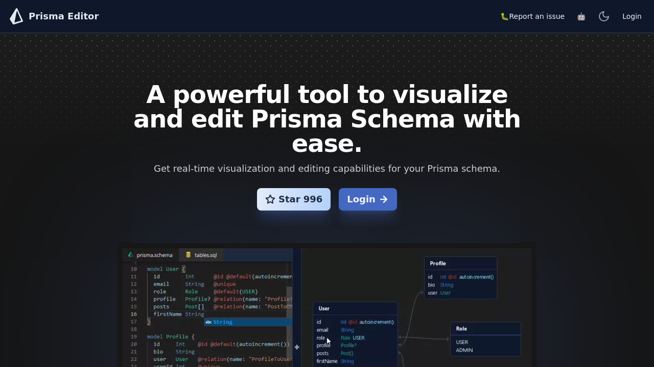 Prisma Editor screenshot