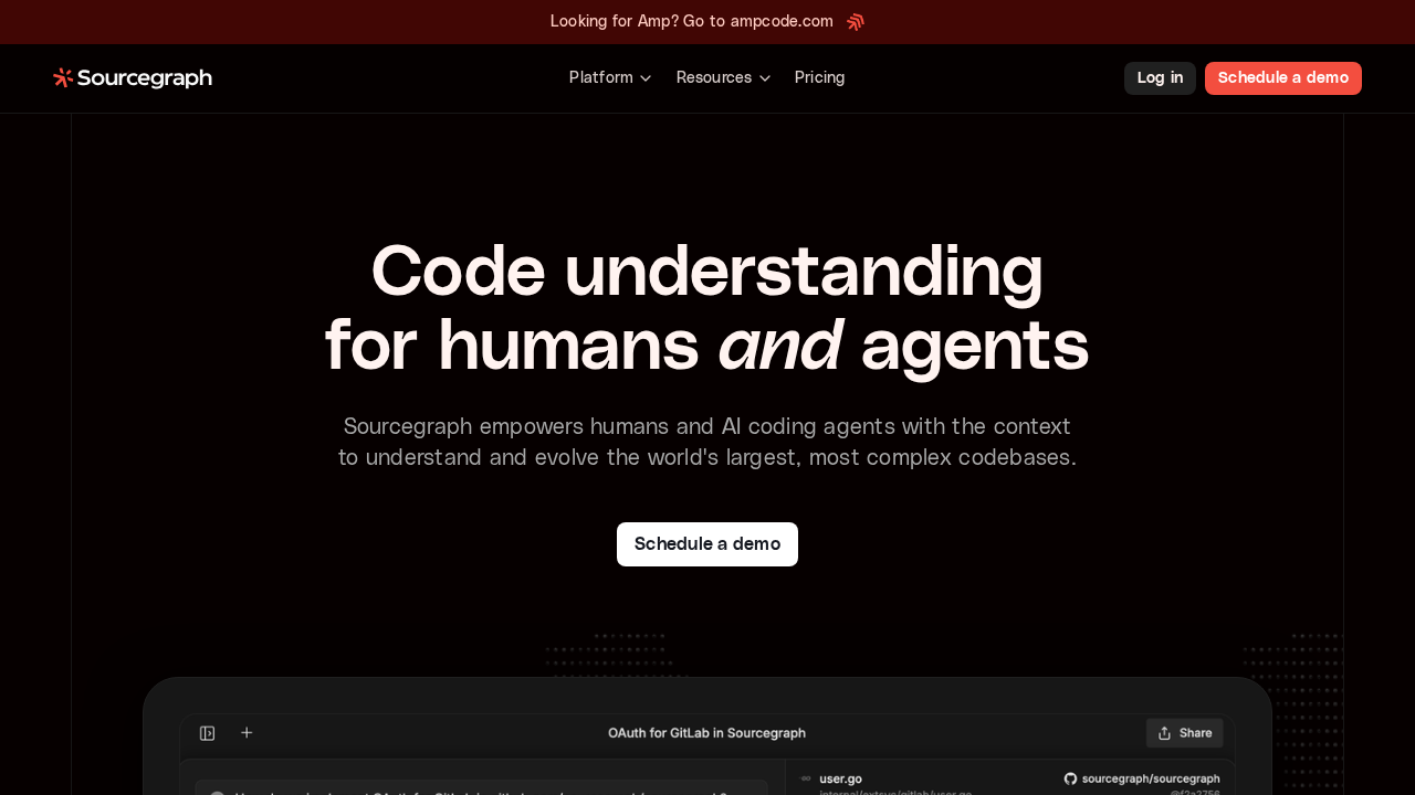 Sourcegraph screenshot