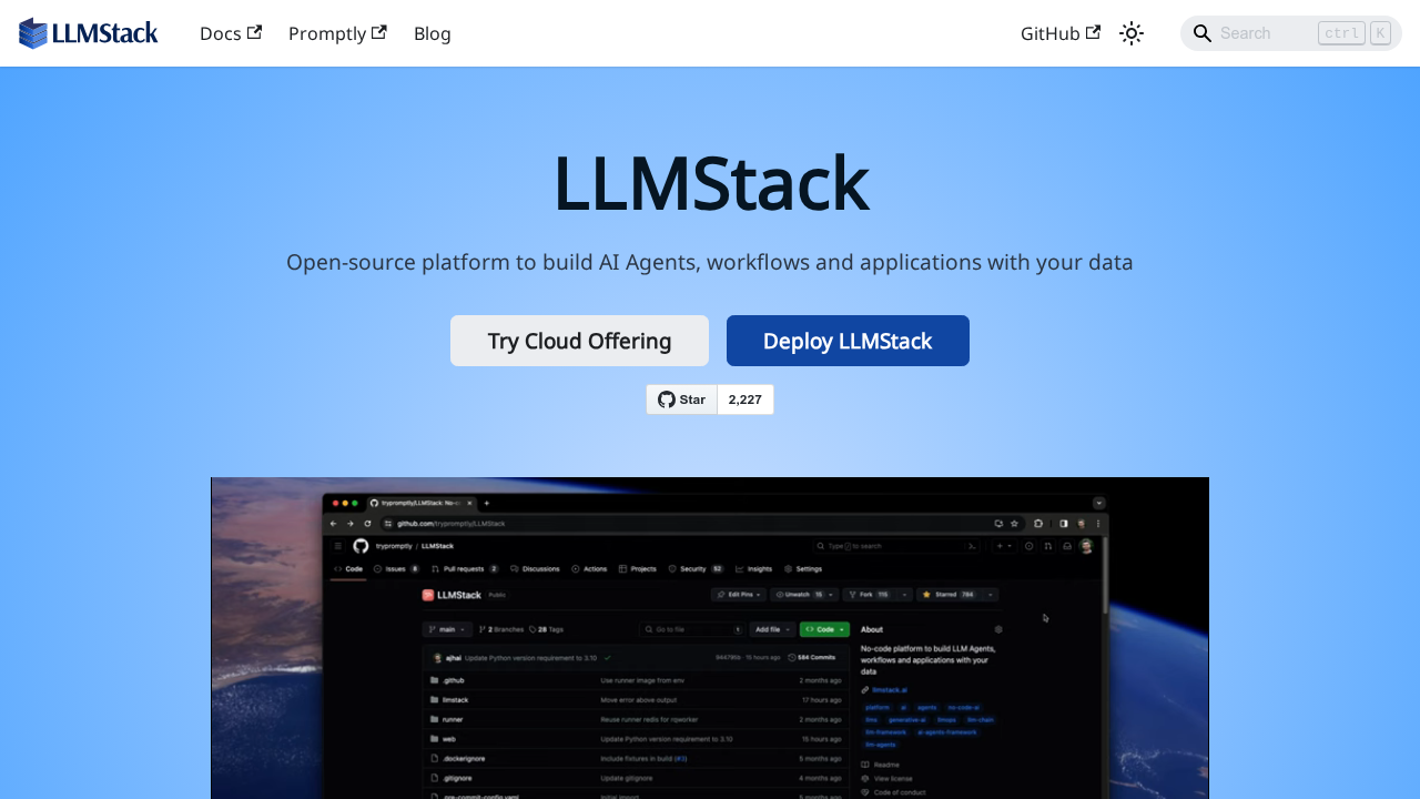 LLMStack screenshot