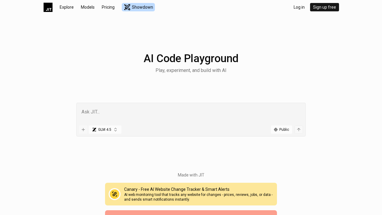 JIT.codes screenshot
