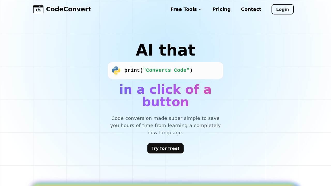 Convert AI screenshot