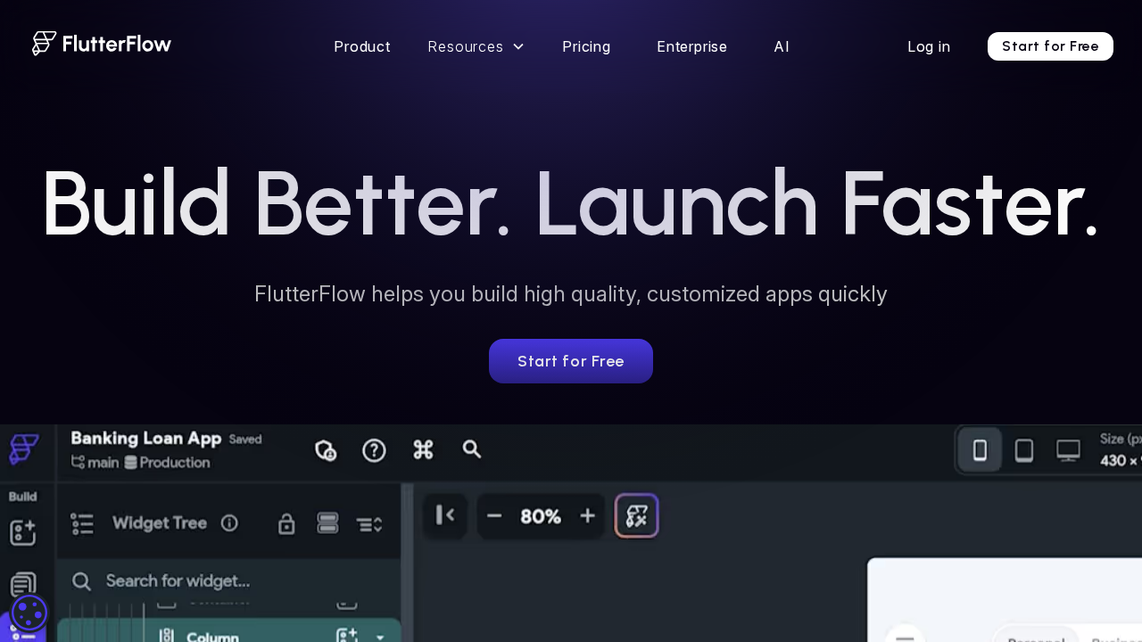 FlutterFlow AI Gen screenshot