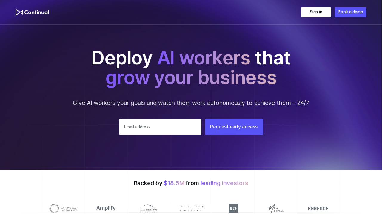 Continual screenshot