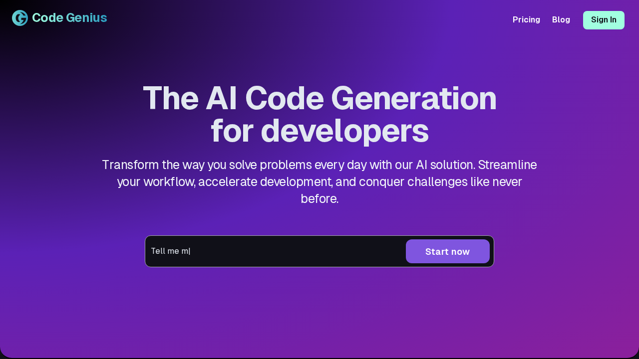Code Genius screenshot