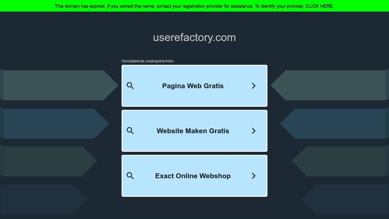 Refactory screenshot