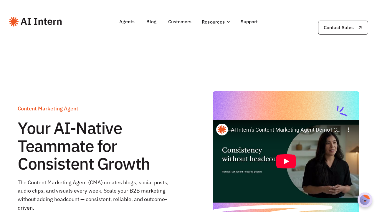 ai intern screenshot