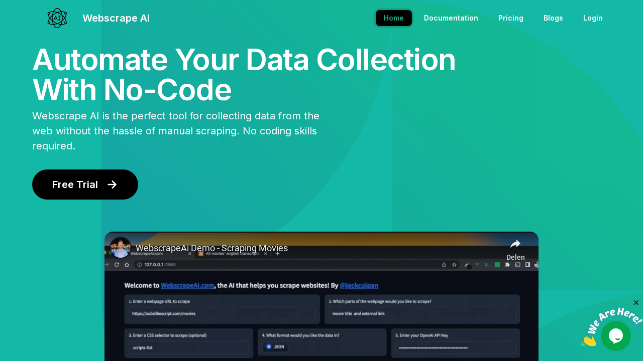 WebscrapeAi screenshot