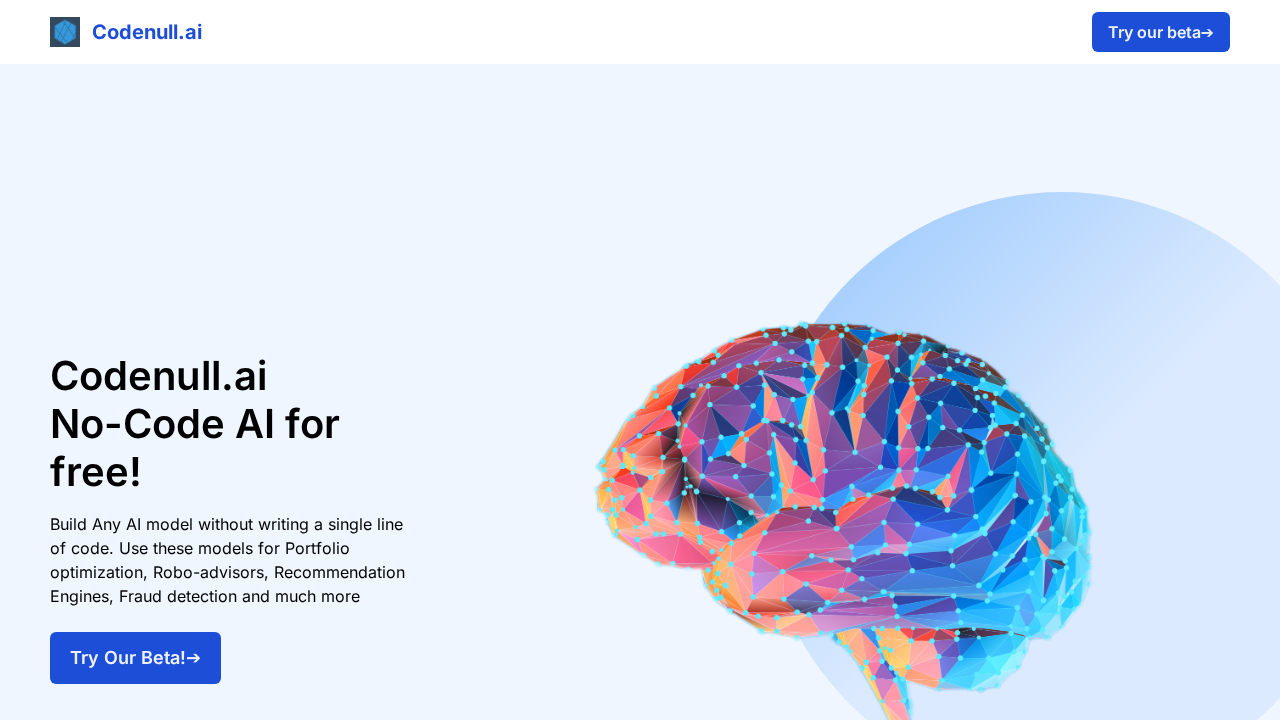 Codenull.ai screenshot