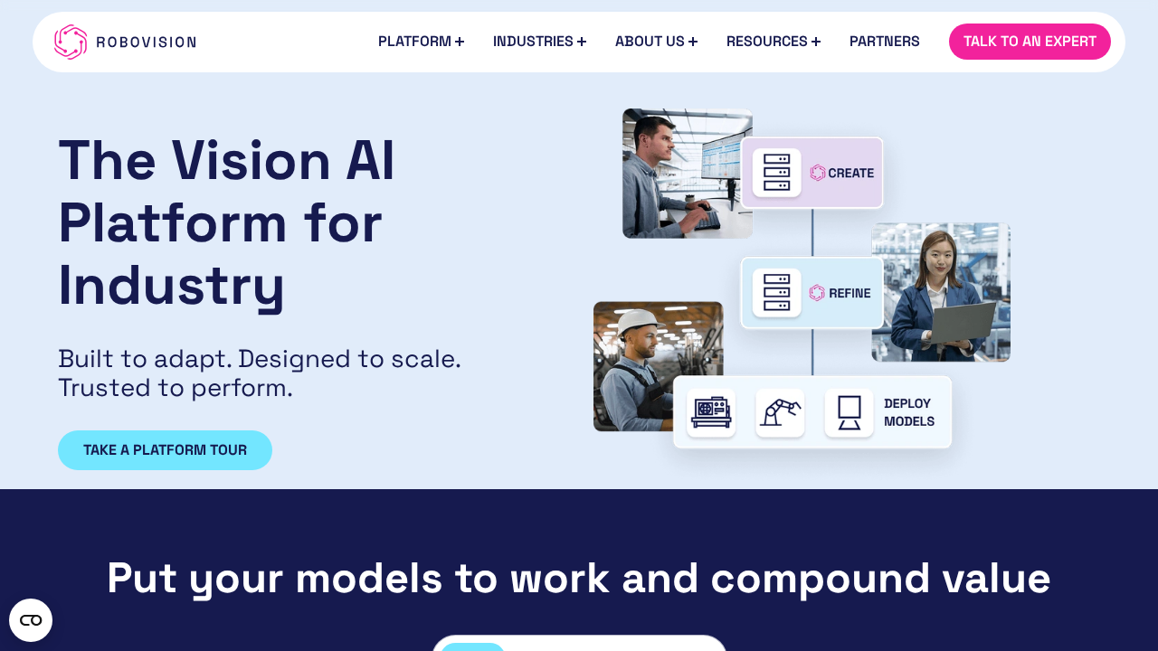 Robovision.ai screenshot