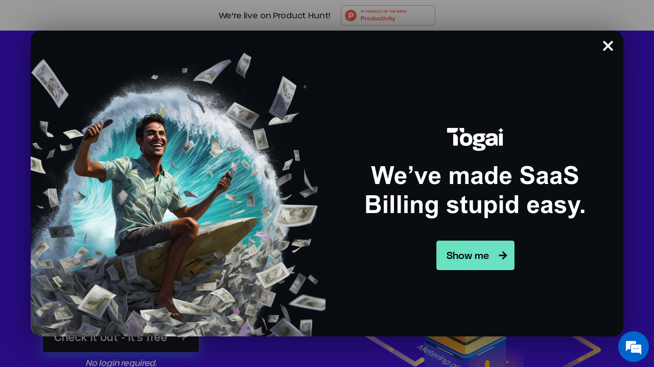 Metering AI screenshot