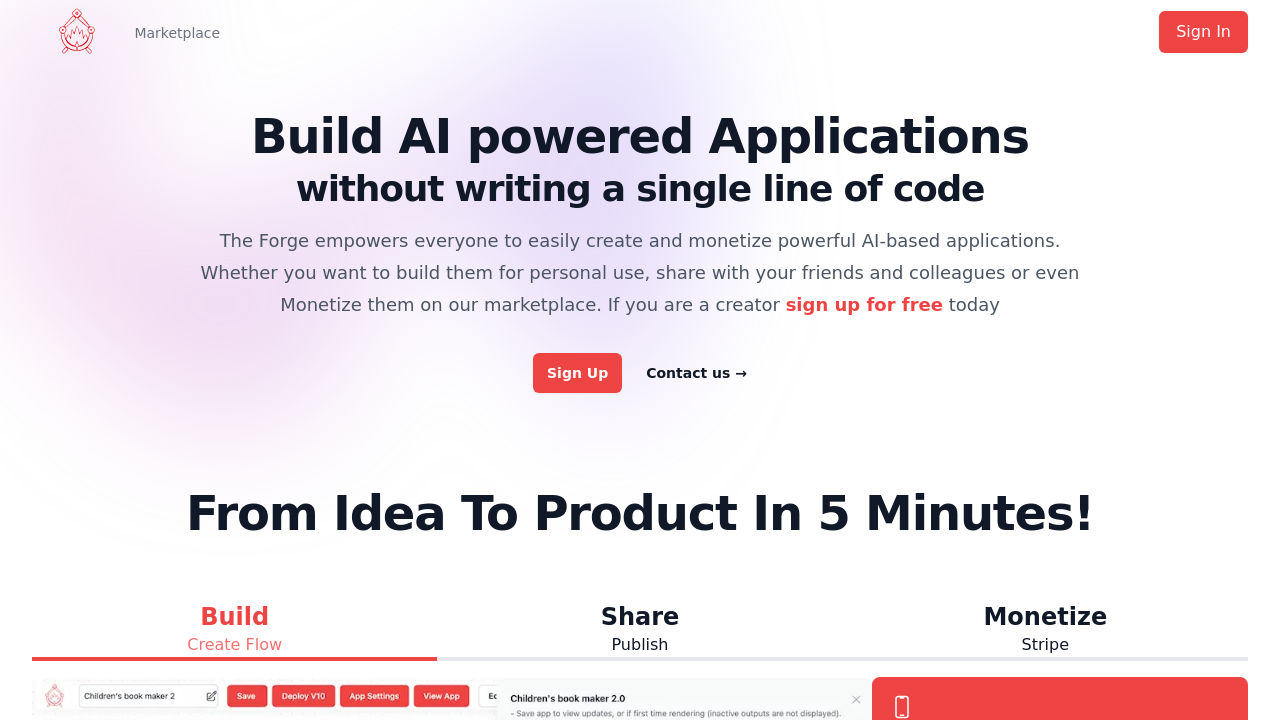 The Forge screenshot