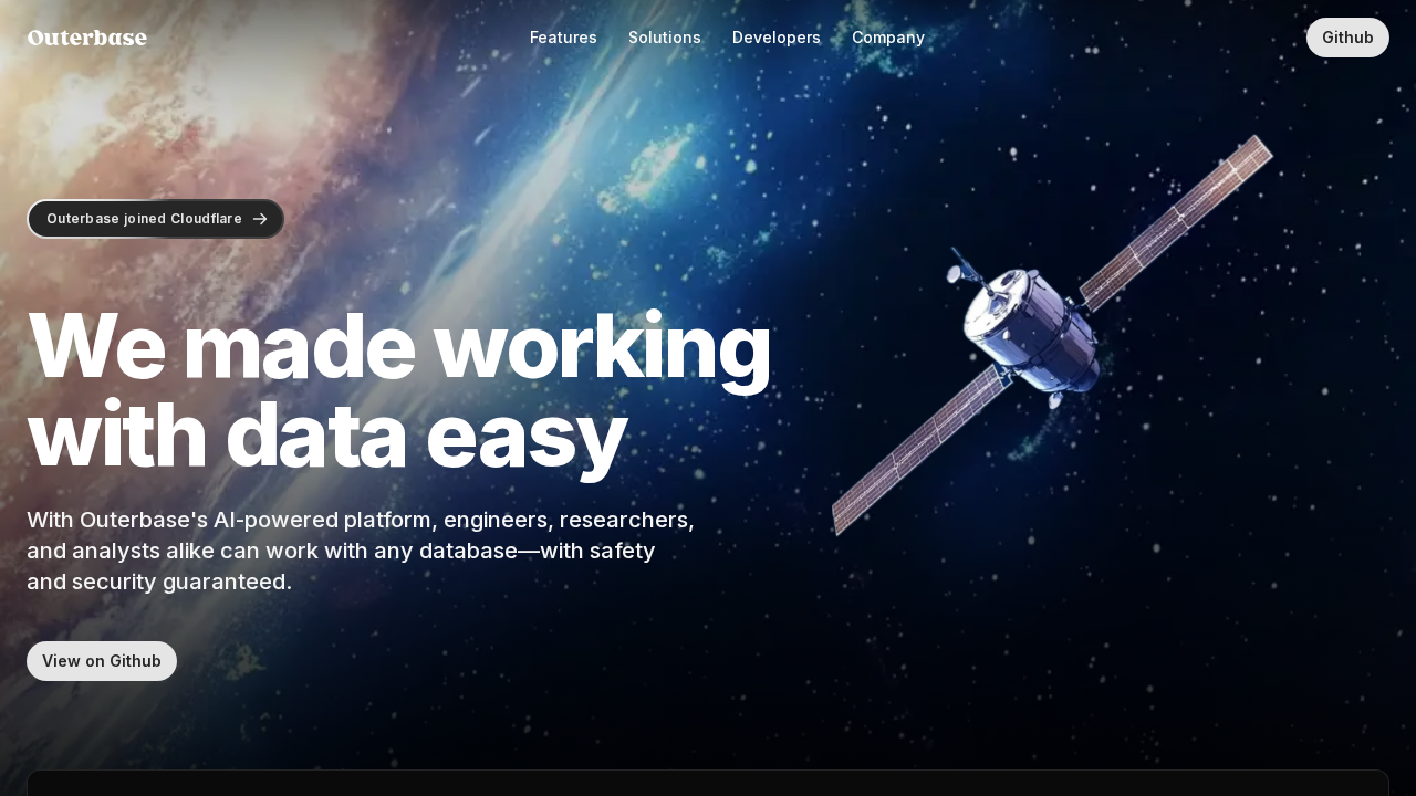 Outerbase screenshot