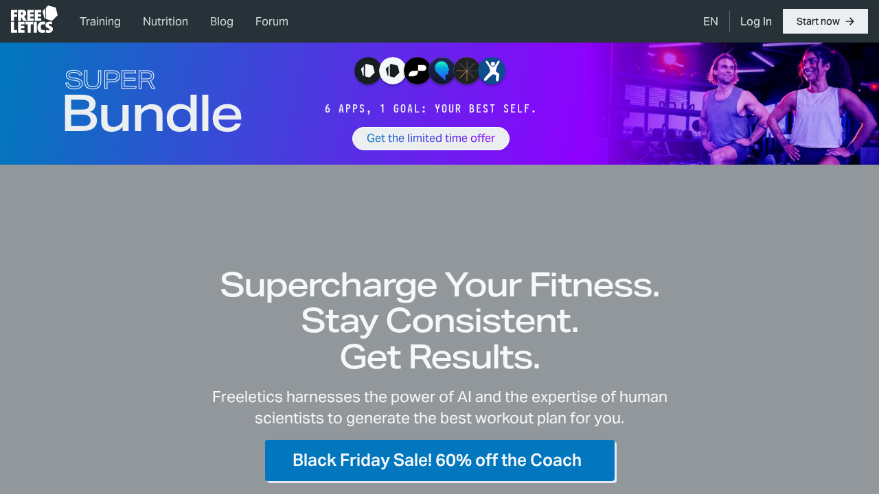 Freeletics screenshot