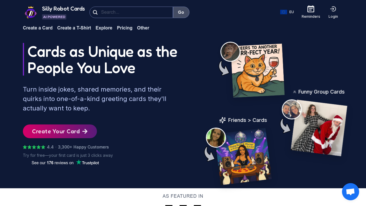 Silly Robot Cards screenshot