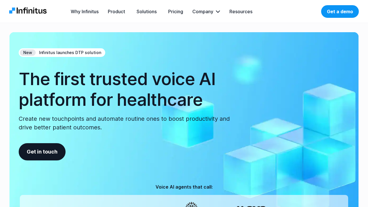 Infinitus Systems screenshot