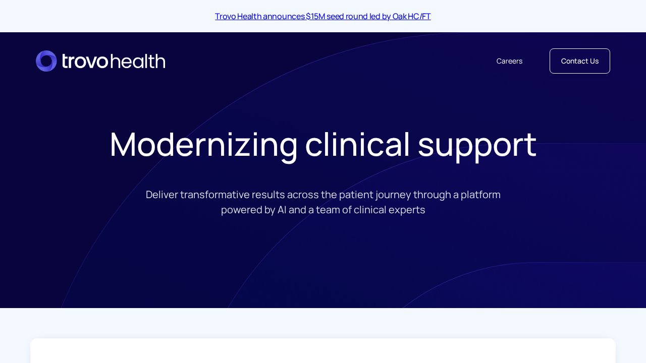 Trovo Health screenshot