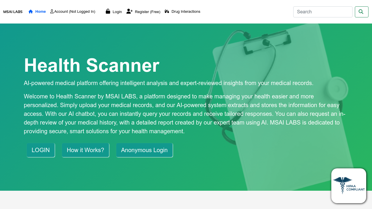 Health Scanner screenshot