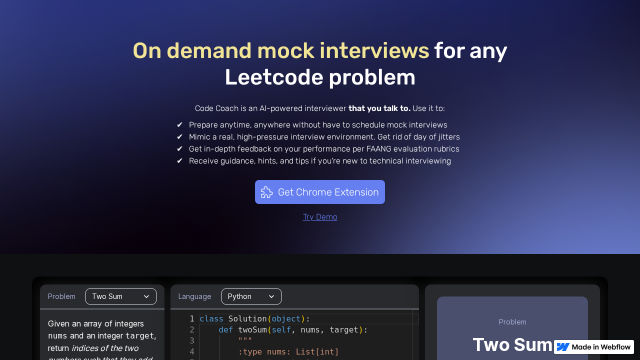 Code Coach screenshot