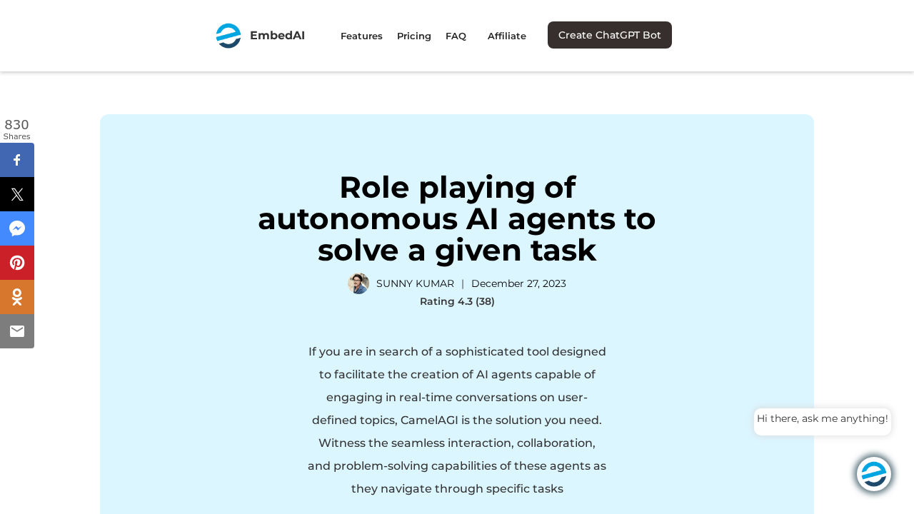Camel AGI screenshot