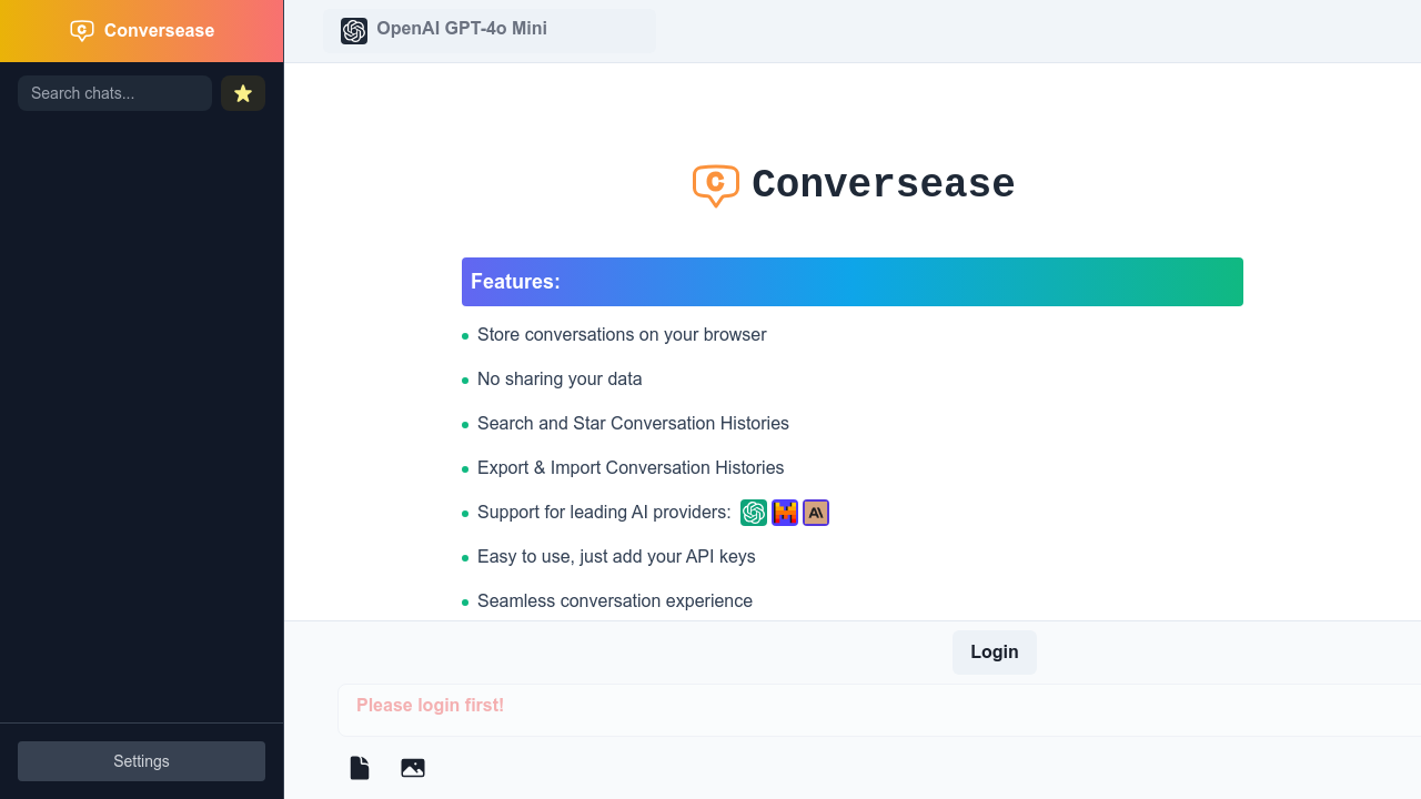 Conversease screenshot