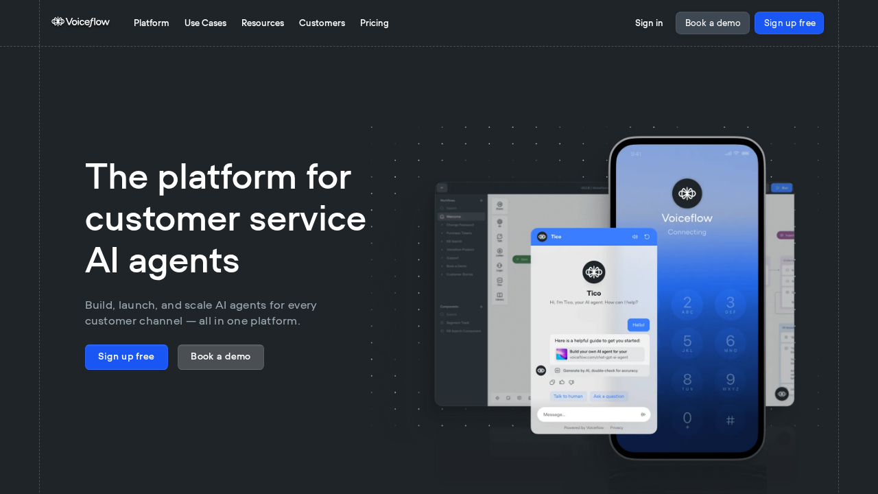 Voiceflow screenshot