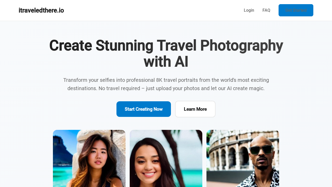 Itraveledthere.io screenshot