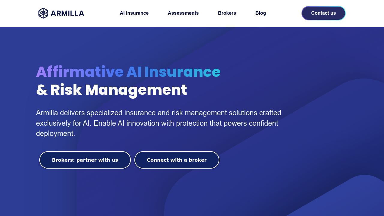 Armilla AI screenshot