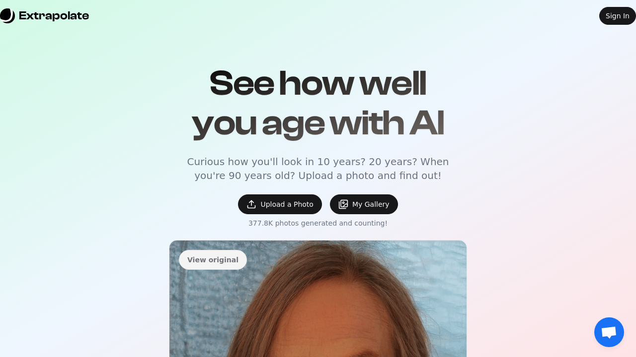 Extrapolate screenshot