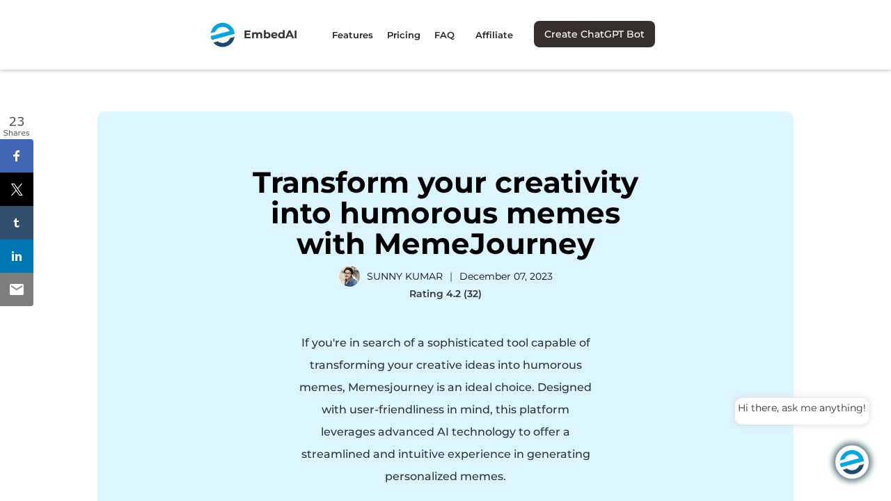 Memejourney screenshot