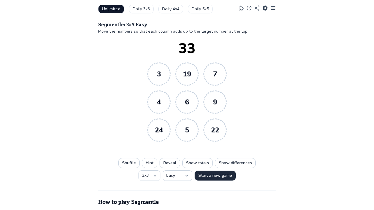 Segmentle screenshot