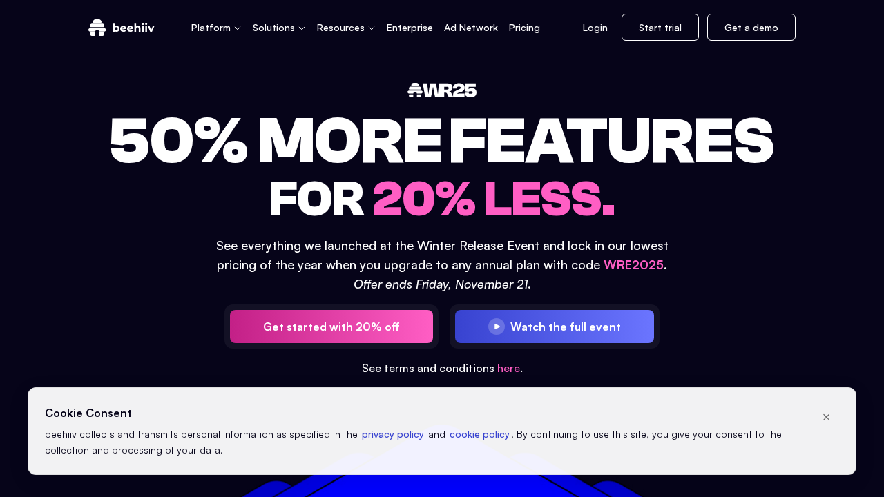 Beehiiv AI screenshot