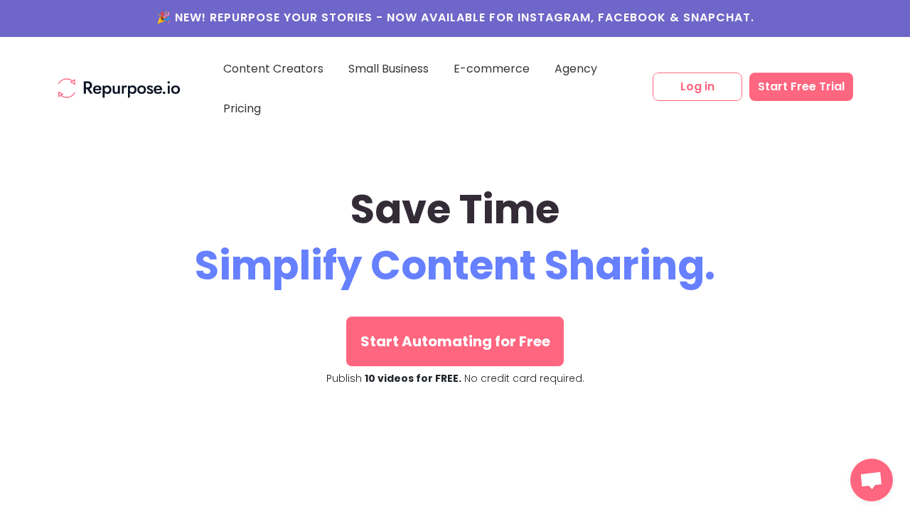 Repurpose IO screenshot