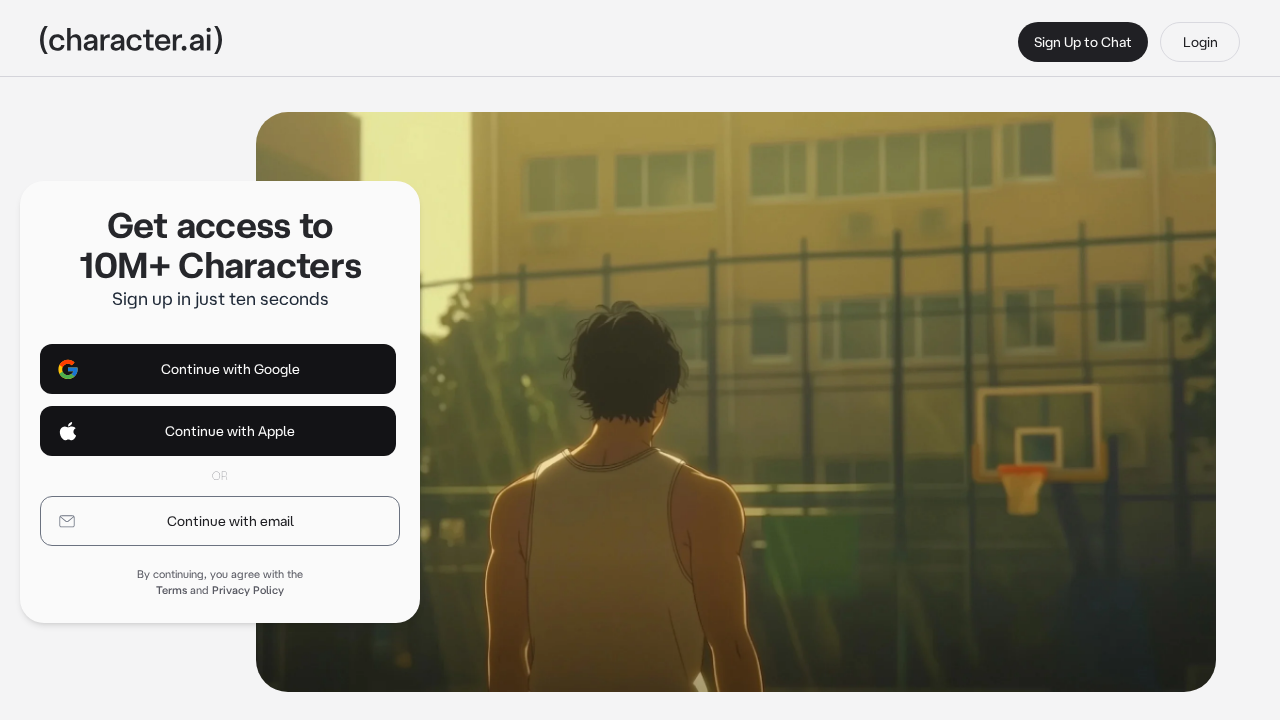 character.ai screenshot