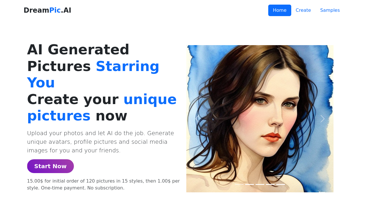 dreampic.ai screenshot