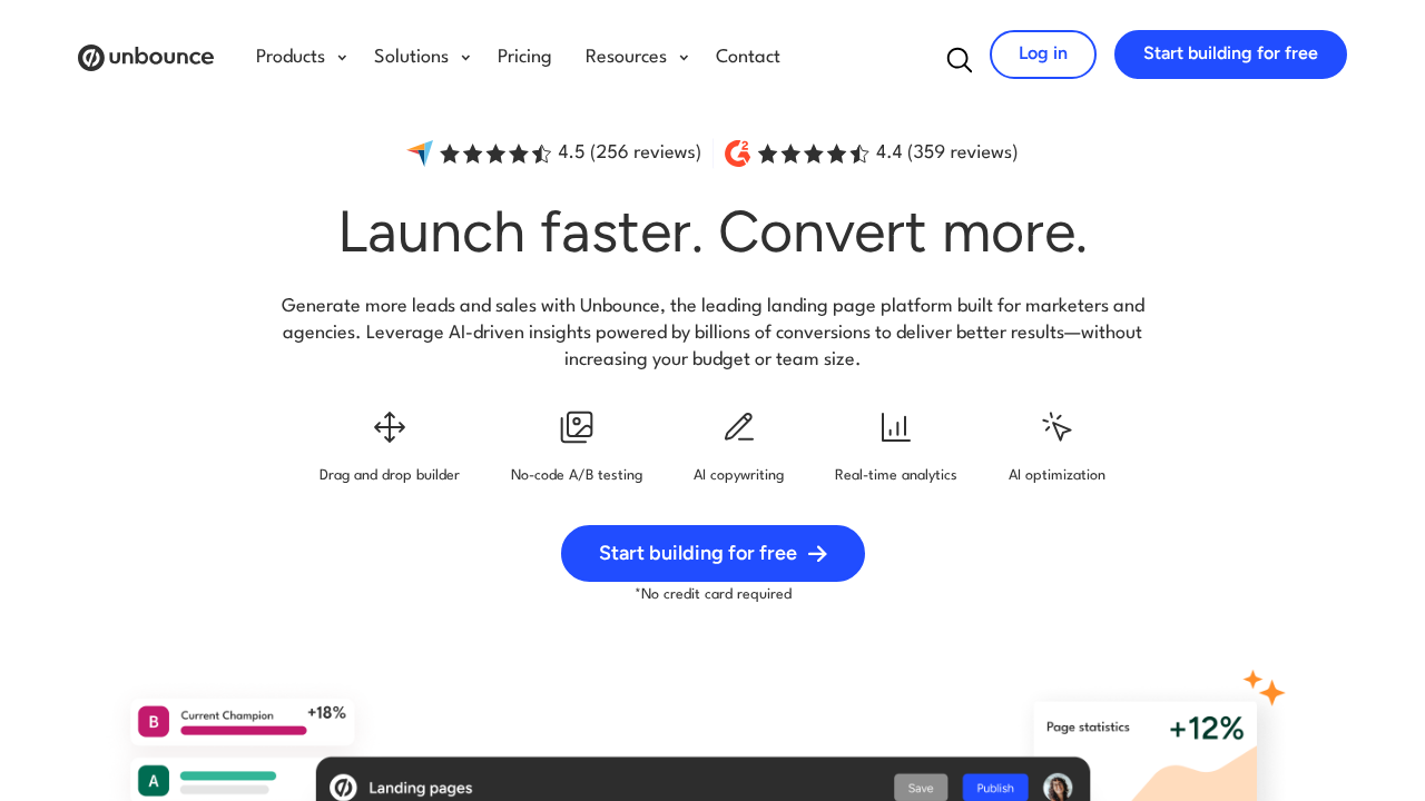 Unbounce Smart Copy screenshot