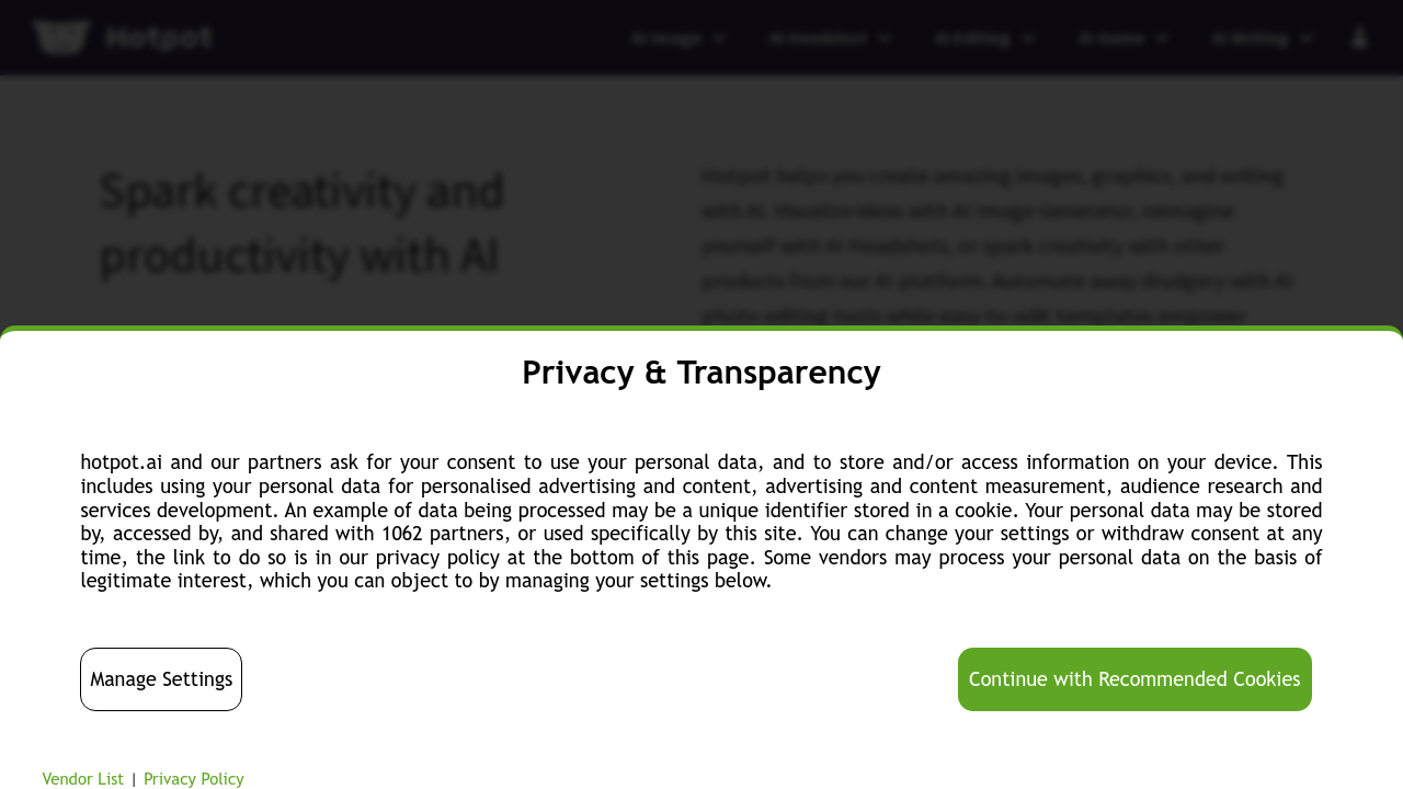 Hotpot AI screenshot