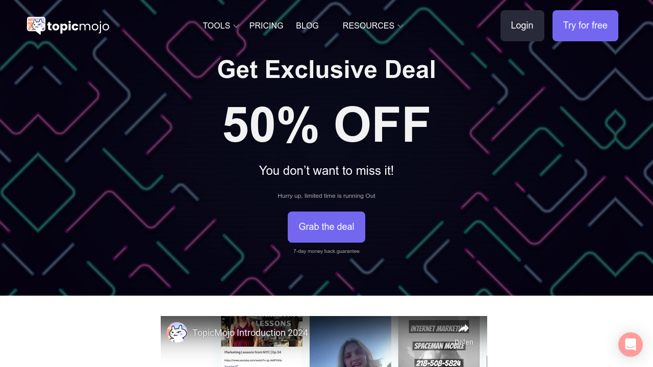 Topicmojo screenshot