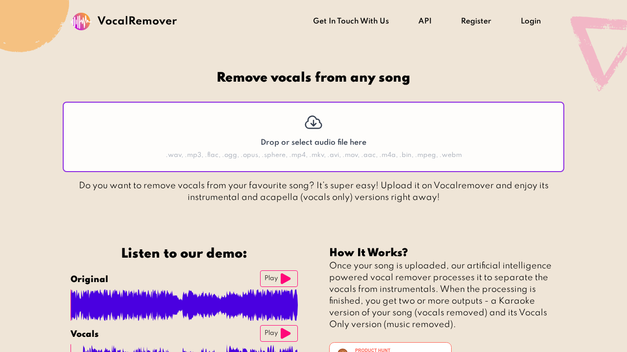 Vocal Remover screenshot